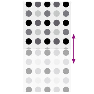 Tenda a Rullo Doccia 130x240 cm Larghezza Tessuto 126 cm