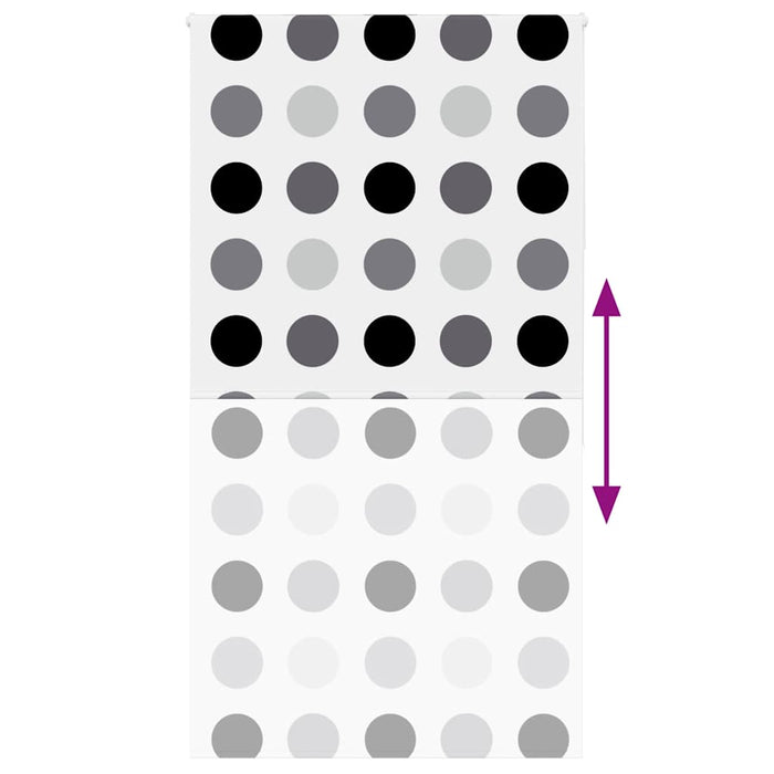 Tenda a Rullo Doccia 130x240 cm Larghezza Tessuto 126 cm