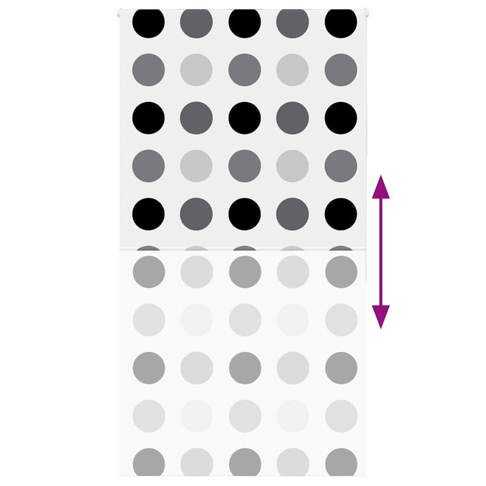 vidaXL Tenda a Rullo Doccia 140x240 cm Larghezza Tessuto 136 cm