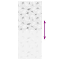 vidaXL Tenda a Rullo Doccia 90x240 cm Larghezza Tessuto 86 cm