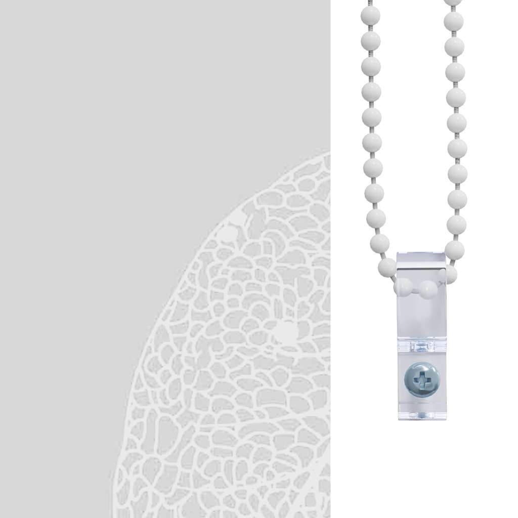 Tenda a Rullo Doccia 90x240 cm Larghezza Tessuto 86 cm 4014857