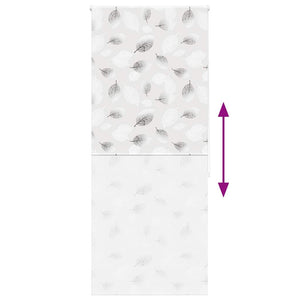 Tenda a Rullo Doccia 110x240 cm Larghezza Tessuto 106 cm 4014859