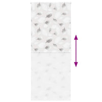 Tenda a Rullo Doccia 110x240 cm Larghezza Tessuto 106 cm