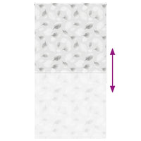 Tenda a Rullo Doccia 120x240 cm Larghezza Tessuto 116 cm 4014860