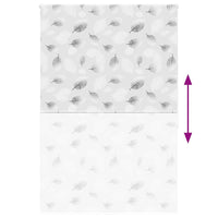 Tenda a Rullo Doccia 150x240 cm Larghezza Tessuto 146 cm 4014863