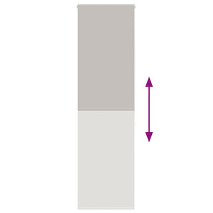 Tenda a Rullo Doccia 60x240 cm Larghezza Tessuto 56 cm