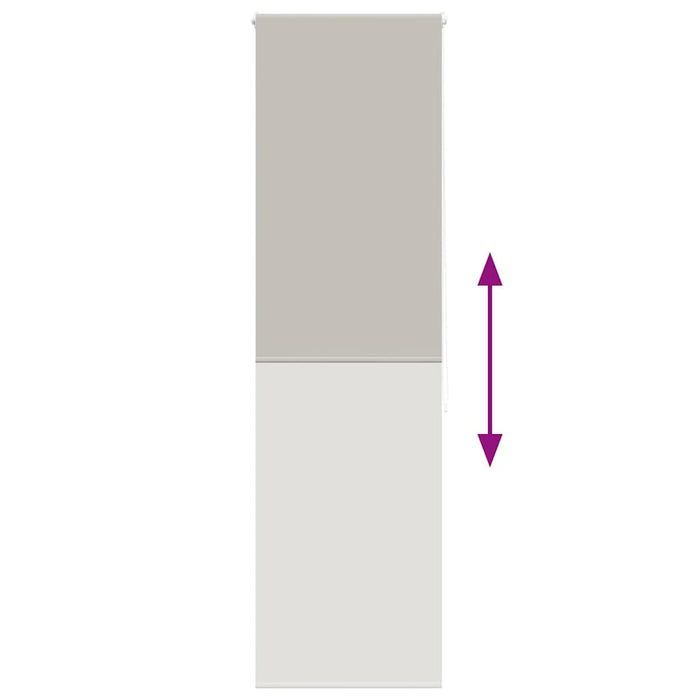 Tenda a Rullo Doccia 80x240 cm Larghezza Tessuto 76 cm 4014867