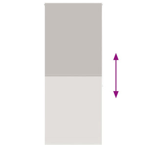 vidaXL Tenda a Rullo Doccia 90x240 cm Larghezza Tessuto 86 cm