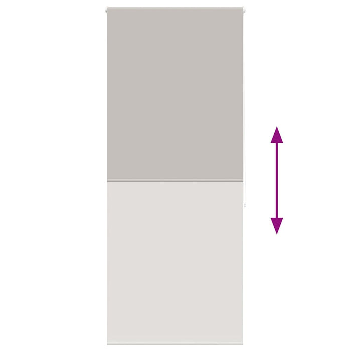 vidaXL Tenda a Rullo Doccia 90x240 cm Larghezza Tessuto 86 cm