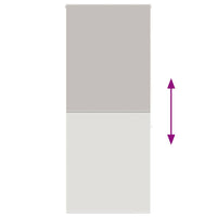 Tenda a Rullo Doccia 110x240 cm Larghezza Tessuto 106 cm