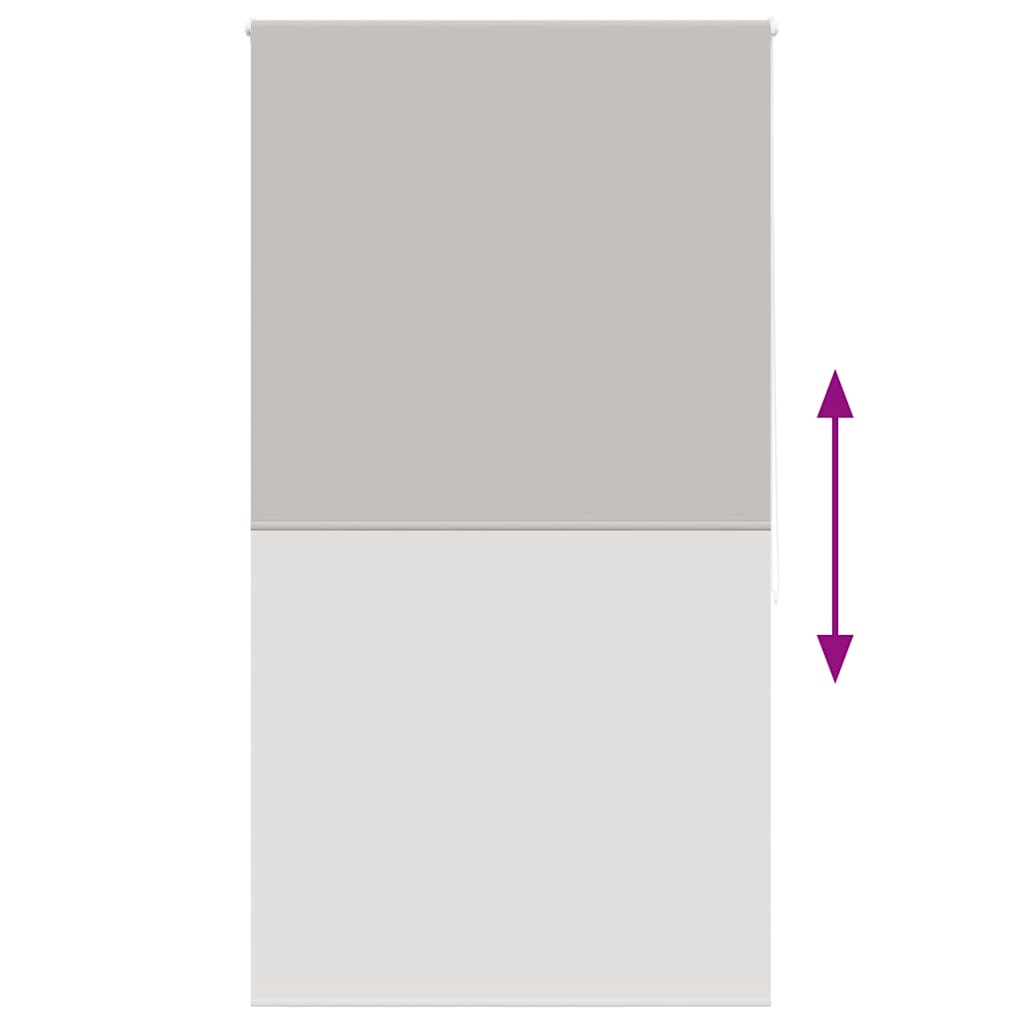 Tenda a Rullo Doccia 130x240 cm Larghezza Tessuto 126 cm 4014872