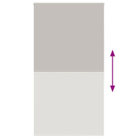 Tenda a Rullo Doccia 140x240 cm Larghezza Tessuto 136 cm