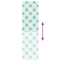 vidaXL Tenda a Rullo Doccia 60x240 cm Larghezza Tessuto 56 cm