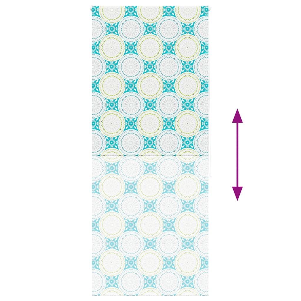 Tenda a Rullo Doccia 100x240 cm Larghezza Tessuto 96 cm 4014880