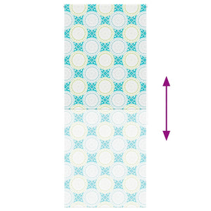 vidaXL Tenda a Rullo Doccia 100x240 cm Larghezza Tessuto 96 cm