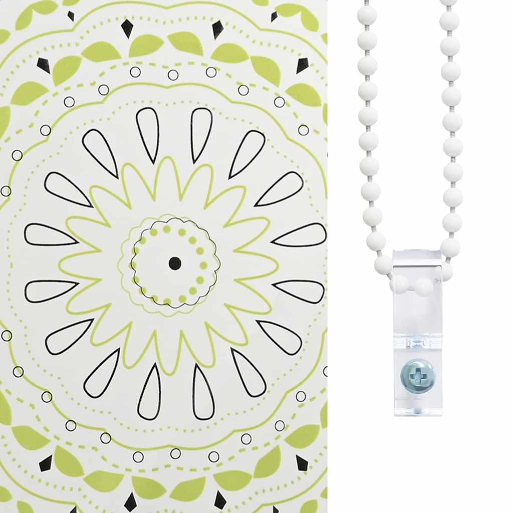 Tenda a Rullo Doccia 110x240 cm Larghezza Tessuto 106 cm 4014881