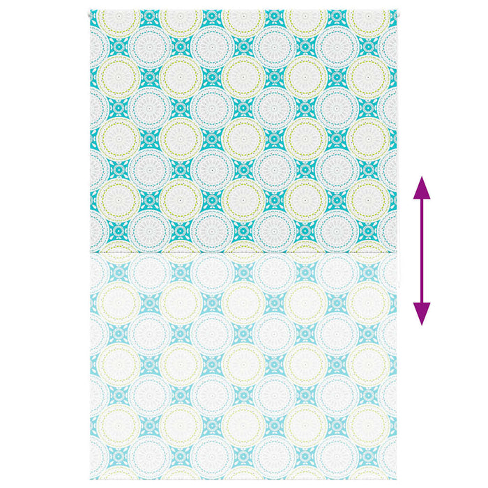 Tenda a Rullo Doccia 150x240 cm Larghezza Tessuto 146 cm 4014885