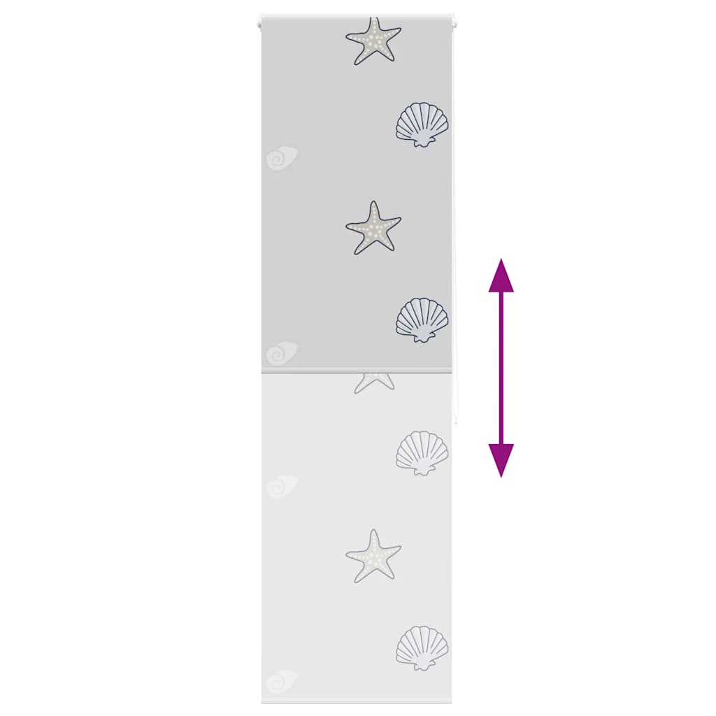 Tenda a Rullo Doccia 60x240 cm Larghezza Tessuto 56 cm 4014887