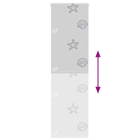 Tenda a Rullo Doccia 70x240 cm Larghezza Tessuto 66 cm 4014888