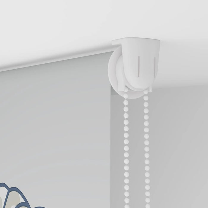 vidaXL Tenda a Rullo Doccia 70x240 cm Larghezza Tessuto 66 cm