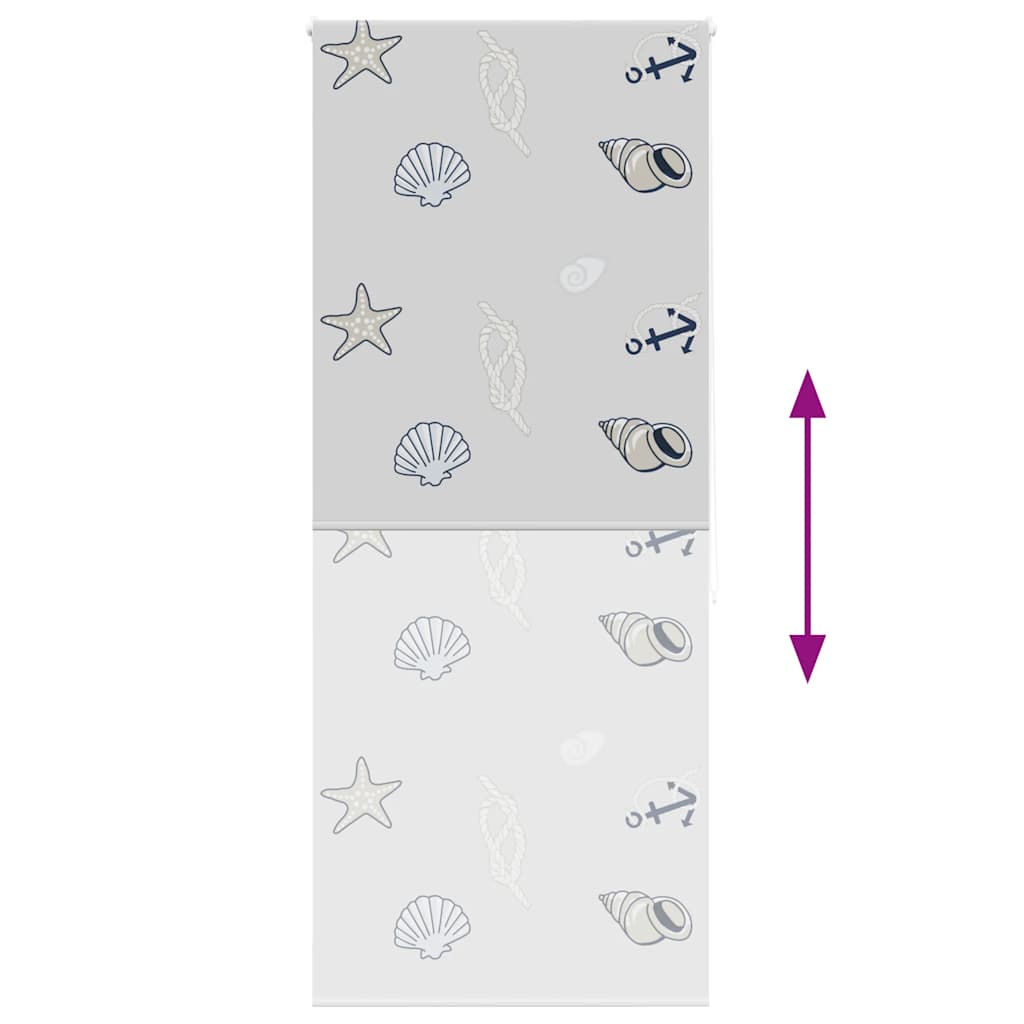 Tenda a Rullo Doccia 90x240 cm Larghezza Tessuto 86 cm 4014890