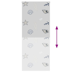 Tenda a Rullo Doccia 100x240 cm Larghezza Tessuto 96 cm 4014891