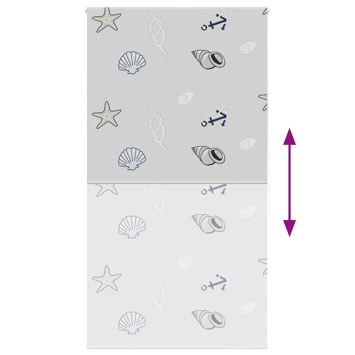 Tenda a Rullo Doccia 120x240 cm Larghezza Tessuto 116 cm 4014893