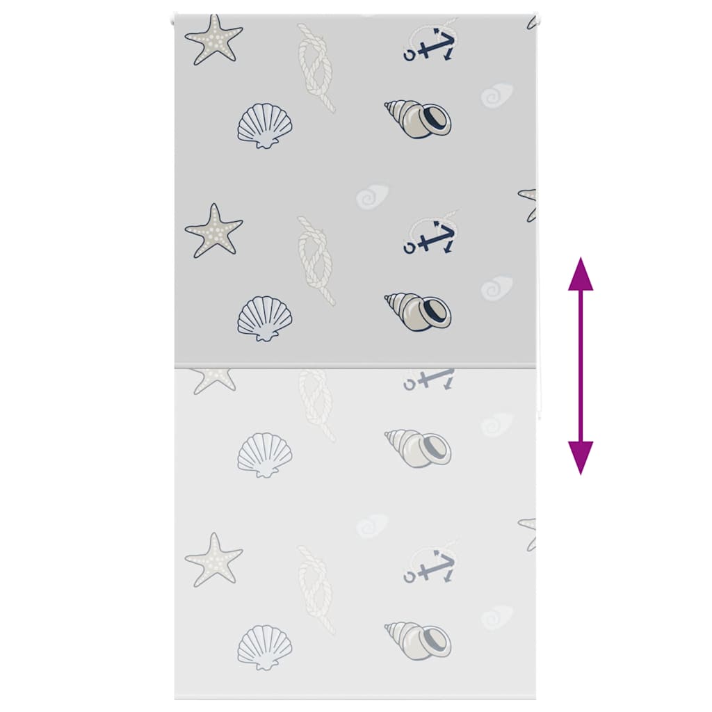 Tenda a Rullo Doccia 140x240 cm Larghezza Tessuto 136 cm 4014895