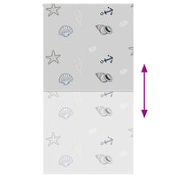 vidaXL Tenda a Rullo Doccia 140x240 cm Larghezza Tessuto 136 cm