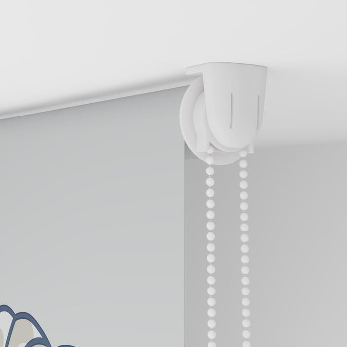 vidaXL Tenda a Rullo Doccia 140x240 cm Larghezza Tessuto 136 cm