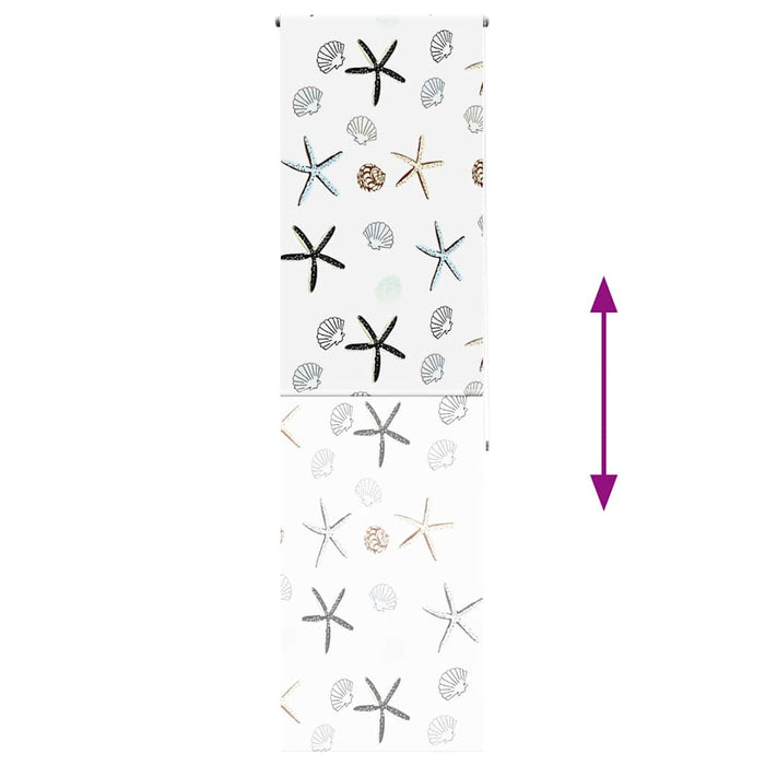 Tenda a Rullo Doccia 60x240 cm Larghezza Tessuto 56 cm