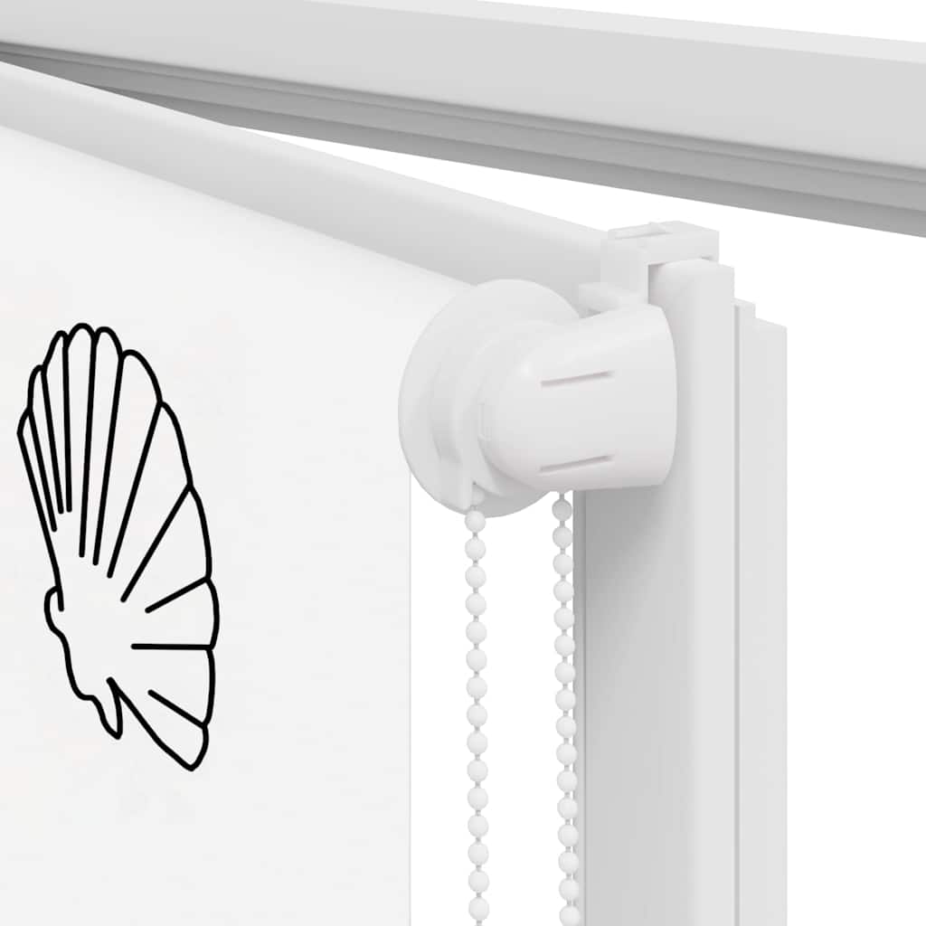 Tenda a Rullo Doccia 60x240 cm Larghezza Tessuto 56 cm 4014898