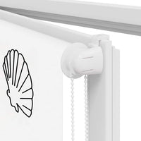 Tenda a Rullo Doccia 60x240 cm Larghezza Tessuto 56 cm 4014898