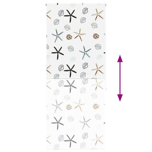 Tenda a Rullo Doccia 90x240 cm Larghezza Tessuto 86 cm