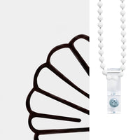 Tenda a Rullo Doccia 90x240 cm Larghezza Tessuto 86 cm 4014901