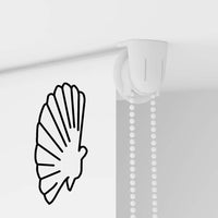 Tenda a Rullo Doccia 90x240 cm Larghezza Tessuto 86 cm