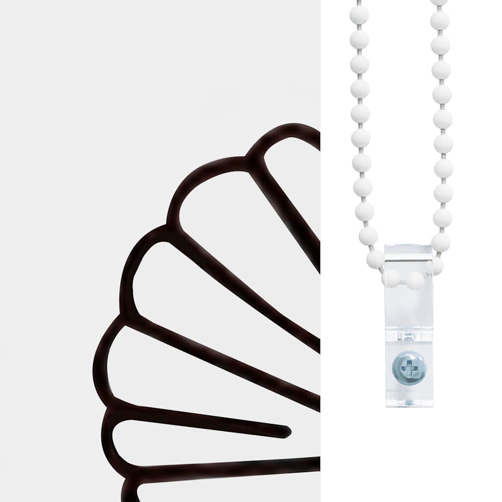 Tenda a Rullo Doccia 110x240 cm Larghezza Tessuto 106 cm 4014903