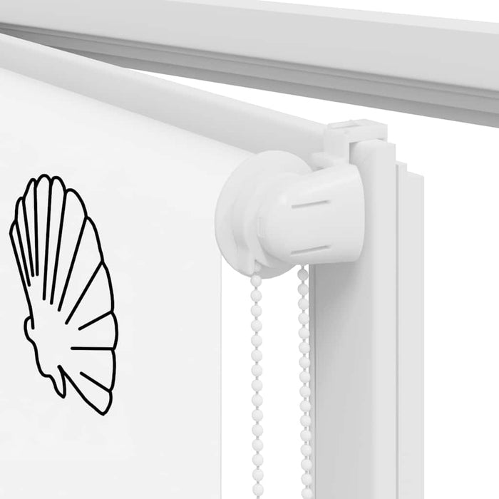 vidaXL Tenda a Rullo Doccia 120x240 cm Larghezza Tessuto 116 cm