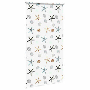 Tenda a Rullo Doccia 130x240 cm Larghezza Tessuto 126 cm 4014905