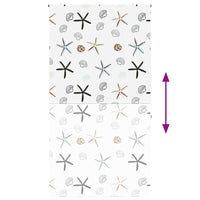 Tenda a Rullo Doccia 130x240 cm Larghezza Tessuto 126 cm 4014905