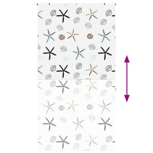 Tenda a Rullo Doccia 130x240 cm Larghezza Tessuto 126 cm 4014905