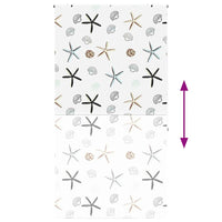 Tenda a Rullo Doccia 140x240 cm Larghezza Tessuto 136 cm 4014906