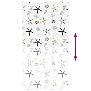 Tenda a Rullo Doccia 140x240 cm Larghezza Tessuto 136 cm 4014906