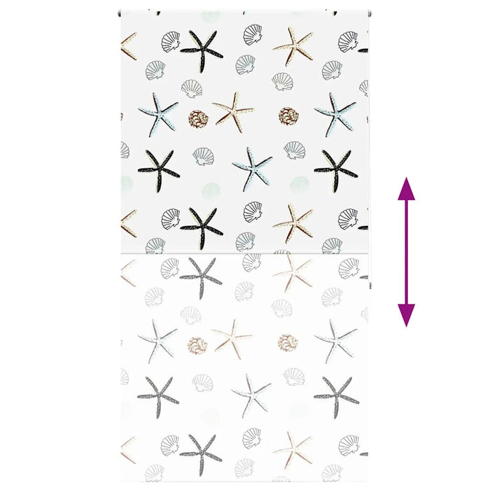 vidaXL Tenda a Rullo Doccia 140x240 cm Larghezza Tessuto 136 cm