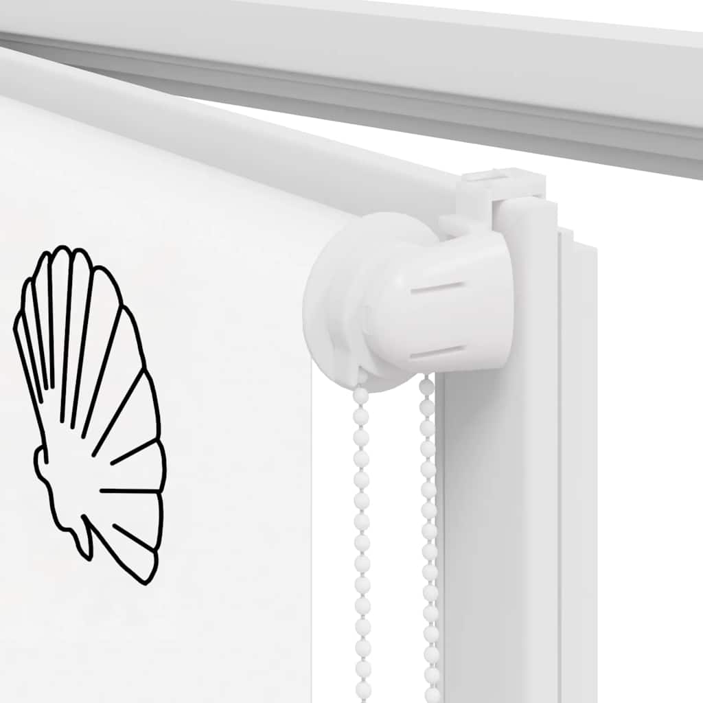 vidaXL Tenda a Rullo Doccia 140x240 cm Larghezza Tessuto 136 cm