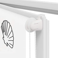 Tenda a Rullo Doccia 150x240 cm Larghezza Tessuto 146 cm 4014907