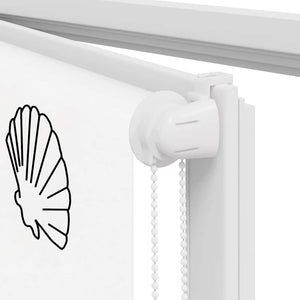 Tenda a Rullo Doccia 160x240 cm Larghezza Tessuto 156 cm