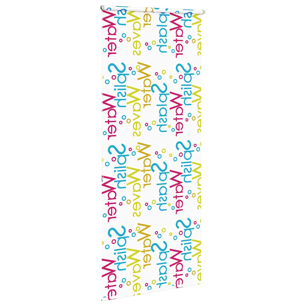 Tenda a Rullo Doccia 110x240 cm Larghezza Tessuto 106 cm 4014914