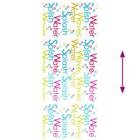 Tenda a Rullo Doccia 110x240 cm Larghezza Tessuto 106 cm 4014914