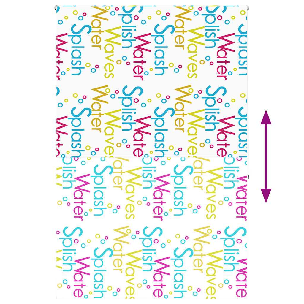 Tenda a Rullo Doccia 160x240 cm Larghezza Tessuto 156 cm 4014919